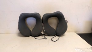 AIRIA LIVING TRAVELING NECK PILLOW 2 CT GRAY