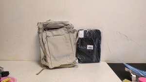 NEW BAG SMART BLAST 38L BACKPACK WITH 4PCS COMPRESSION CUBES TAN