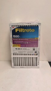 NEW 3M FILTRETE 1550 16 X 25 X 4 FILTER 2 PACK