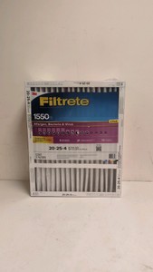 NEW 3M FILTRETE 1550 20 X 25 X 4 FILTER 2 PACK