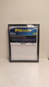 NEW 3M FILTRETE 2500 20 X 25 X 1 FILTER 4 PACK