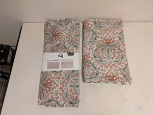 RAJ REVERSIBLE ACCENT RUG 27 X 45  2 CT