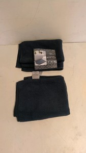 WHITNEY WILLOWS COTTON BATH MAT BLUE 2 CT