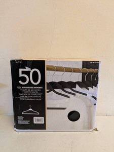 NEW BOX OF RUBBERIZED HANGERS 50PK