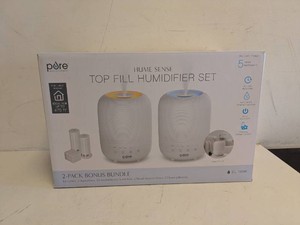 PURE ENRICHMENT HUME SENSE TOP FILL HUMIDIFIER SET WHITE