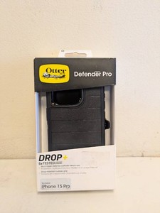NEW OTTERBOX DEFENDER PRO IPHONE 15 PRO PHONE CASE BLACK