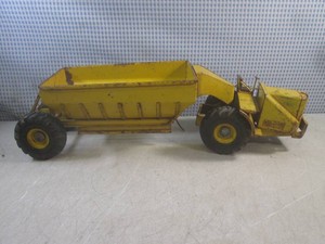 (FS) Vintage Doepke Model Toys Pressed Steel Wooldridge Bottom Dump Earth Mover 24 12 Long