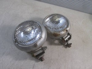 (BSB) Pair of Vintage Auto Lamp Model 501 Car Truck Tractor Rat Hot Rod
