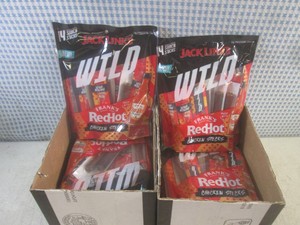 (B-1) 8 Bags of Jack Links Wild Franks Red Hot Chicken Sticks 14 Sticks per Bag Past Date