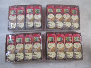 (B-1) 32 - 6pc Packages of Ritz Peanut Butter Crackers 4 Boxes of 8 Packages Each Past Date