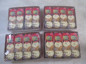 (B-1) 32 - 6pc Packages of Ritz Peanut Butter Crackers 4 Boxes of 8 Packages Each Past Date