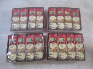 (B-1) 32 - 6pc Packages of Ritz Peanut Butter Crackers 4 Boxes of 8 Packages Each Past Date