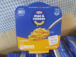 (C-3) 6 Kraft Mac & Cheese Original Bowls Past Date