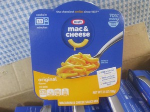 (C-3) 6 Kraft Mac & Cheese Original Bowls Past Date