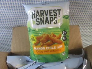 (C-2) 12 Bags of Harvest Snaps Mango Chili Lime Snacks Past Date