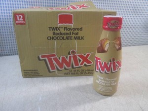 (B-3) 12 Bottles of Twix Flavored Chocolate Milk Past Date