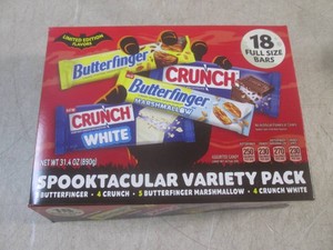 (B-3) Box of 18 Full Size Candy Bars Variety Pack Past Date