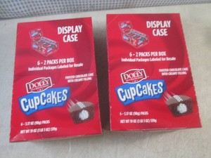 (B-1) 2 Boxes of Dolly Cupcakes Past Date