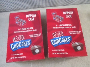 (B-1) 2 Boxes of Dolly Cupcakes Past Date