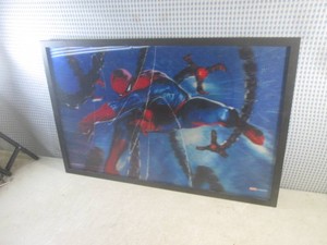 (FDS) Framed Marvel Spiderman Doctor Octopus 3-D Lenticular Print (2 Images in One  Changes when you move side to side) 28 x 18