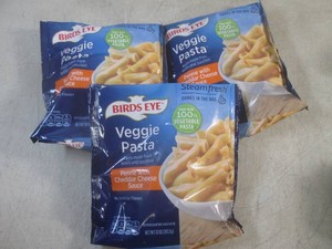 (FRZ) 3 Bags of Frozen Birds Eye Penne with Cheddar Cheese Sauce Veggie Pasta