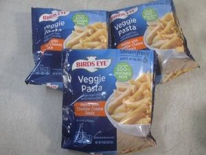 (FRZ) 3 Bags of Frozen Birds Eye Penne with Cheddar Cheese Sauce Veggie Pasta