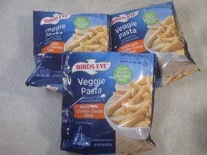 (FRZ) 3 Bags of Frozen Birds Eye Penne with Cheddar Cheese Sauce Veggie Pasta