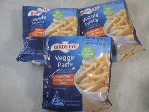 (FRZ) 3 Bags of Frozen Birds Eye Penne with Cheddar Cheese Sauce Veggie Pasta
