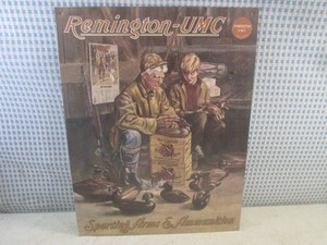 (G-1) Remington -UMC Sporting Arms & Ammunition Tin Sign 16 x 12 14