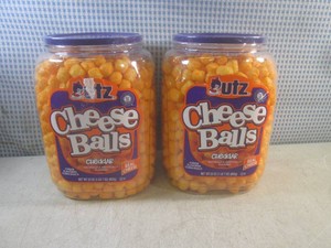 (C-1) 2 Large Containers of Cheddar Cheese Balls Past Date