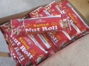 (B-3) 24 Salted Nut Roll Candy Bars Best by Aug 2026