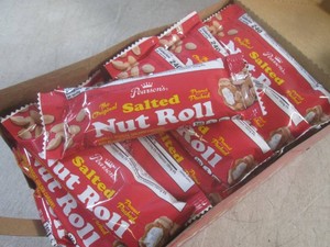 (B-3) 24 Salted Nut Roll Candy Bars Best by Aug 2026