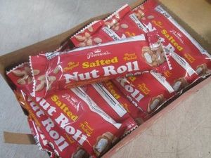 (B-3) 24 Salted Nut Roll Candy Bars Best by Aug 2026