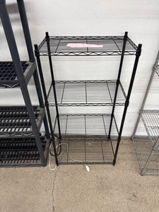 Black Wire Shelving Unit