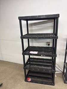 Five-Tier Plastic Shelving Unit
