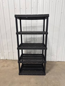 5-Tier Plastic Shelving Unit