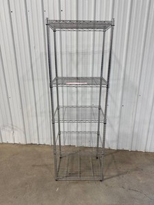 Chrome Wire Shelving Unit