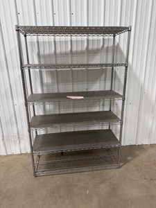 Five-Tier Metal Wire Shelving