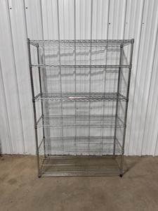Chrome Wire Shelving Unit