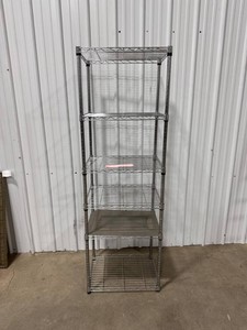 6-Tier Chrome Wire Shelving Unit