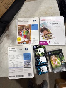 Photo Paper & HP Ink Cartridges