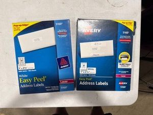 Avery 5160 Address Labels