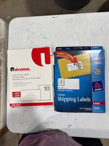 Laser Printer Shipping Labels
