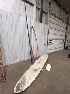 Vintage Windsurfer Board & Gear