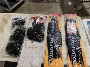Lot of 5 Synthetic Hair Extensions