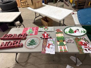 Assorted Christmas Decorations Lot