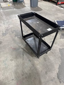 Black Metal Utility Cart