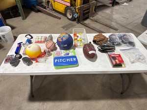 Assorted Sports Equipment Lot