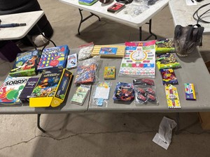 Mixed Lot of Games, Toys & Supplies