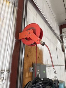 Red Automatic Air Hose Reel